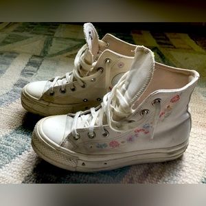 Converse Flower Garden Platform Hi-Tops